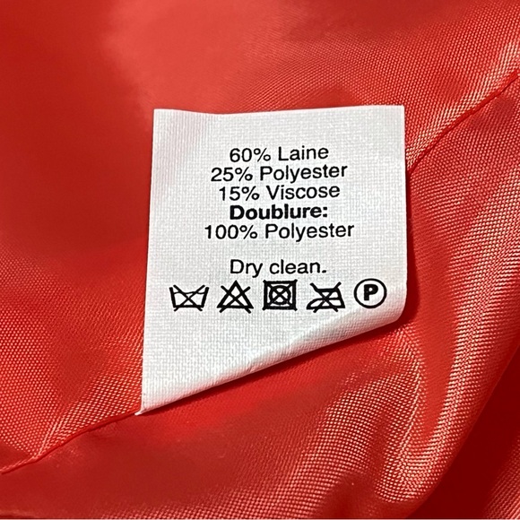 J.CREW Peacoat "City Coat" Cocoon Stadium Jacket Zip Size 2 Burnt Orange - Picture 5 of 6